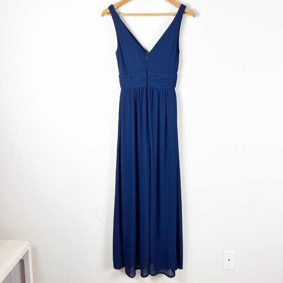 2/$30 Lulus Navy Maxi Dress XS - Picture 3 of 5